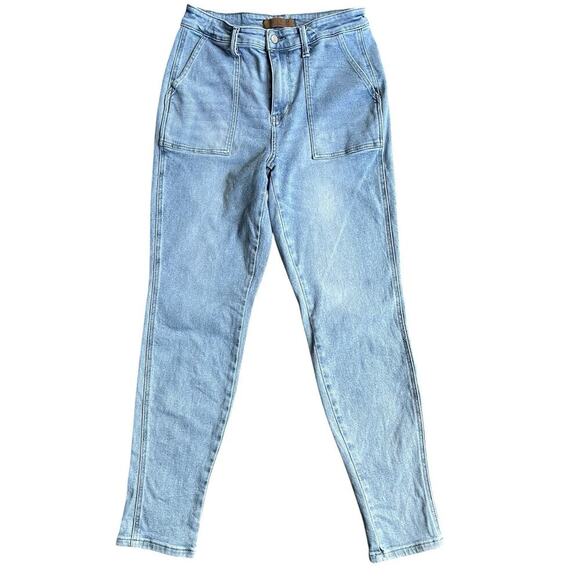 Judy Blue Jogger Jeans Light Wash High Rise Denim Size 7/28 * - Picture 1 of 11